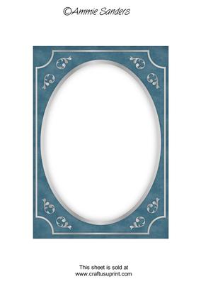 Earthy Shade Fancy Silver A5 Card Front