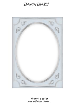 Rich Shade Fancy Silver A5 Card Front