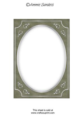 Rich Shade Fancy Silver A5 Card Front