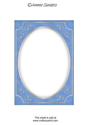 Rich Shade Fancy Silver A5 Card Front