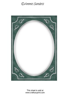 Rich Shade Fancy Silver A5 Card Front
