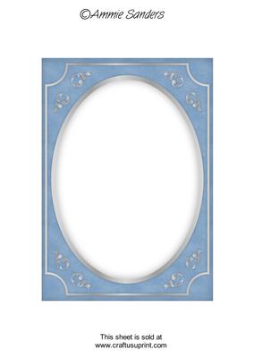 Rich Shade Fancy Silver A5 Card Front