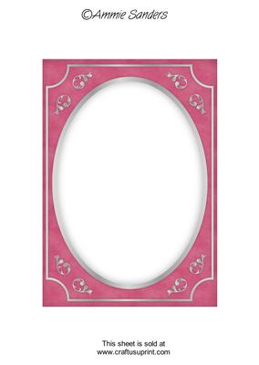 Rich Shade Fancy Silver A5 Card Front