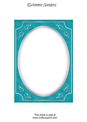 Rich Shade Fancy Silver A5 Card Front