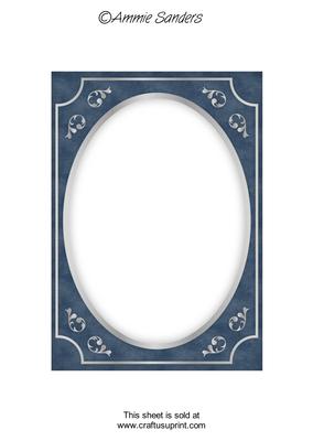 Rich Shade Fancy Silver A5 Card Front