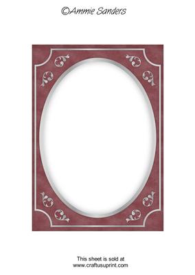 Rich Shade Fancy Silver A5 Card Front