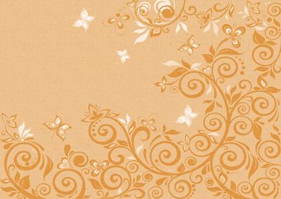 Flourishes & Butterflies Earthy Shade A4 Backing Paper