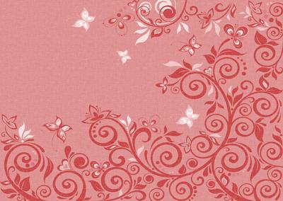Flourishes & Butterflies Earthy Shade A4 Backing Paper