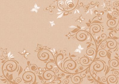 Flourishes & Butterflies Earthy Shade A4 Backing Paper