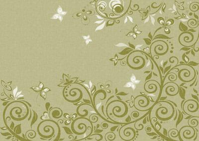 Flourishes & Butterflies Earthy Shade A4 Backing Paper