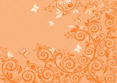 Flourishes & Butterflies Earthy Shade A4 Backing Paper