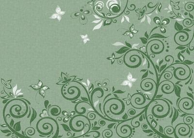 Flourishes & Butterflies Earthy Shade A4 Backing Paper