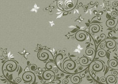 Flourishes & Butterflies Rich Shade A4 Backing Paper