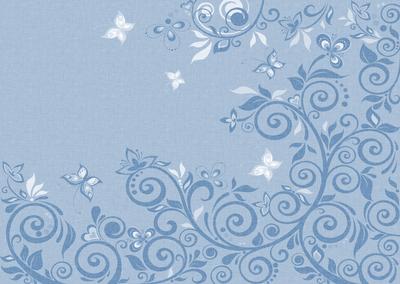 Flourishes & Butterflies Rich Shade A4 Backing Paper