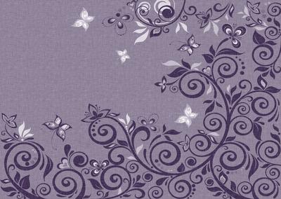 Flourishes & Butterflies Rich Shade A4 Backing Paper