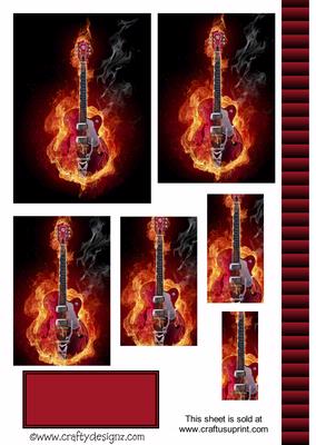 Smokin Hot Guitar Pyramid
