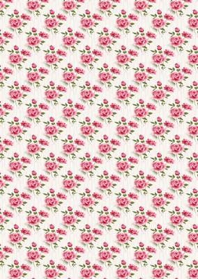 Shabby Chic Rose Backing Paper 4 Mix N Match
