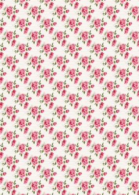 Shabby Chic Rose Backing Paper 5 Mix N Match