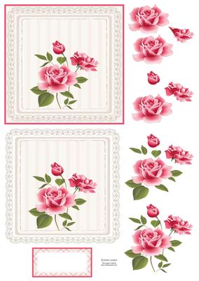 Shabby Chic Rose Step by Step Decoupage Mix N Match
