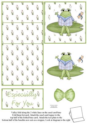 Super Cute Frog 5 Minute Easel Card