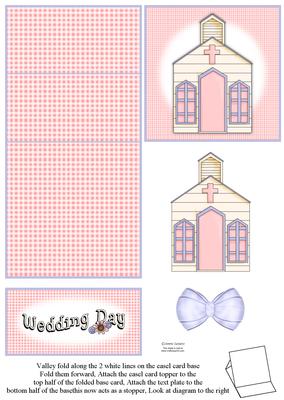 Wedding Chappel 5 Minute Easel Card