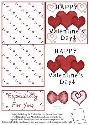 Happy Valentines 5 Minute Easel Card