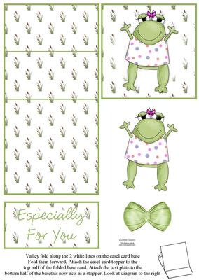Cute Little Frog 5 Minute Easel Card