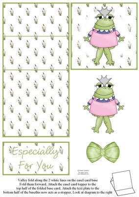 Cute Little Frog 5 Minute Easel Card