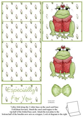 Cute Little Frog 5 Minute Easel Card