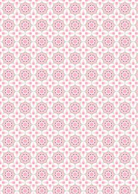 Pink Angel Teddy Backing Paper 2 Mix N Match