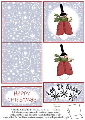 Snow Angel 5 Minute Easel Card