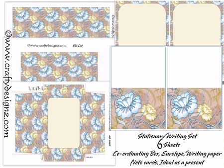 Big Bold Beautiful Flowers Stationary Kit