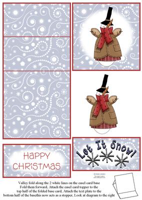 Snow Angel 5 Minute Easel Card