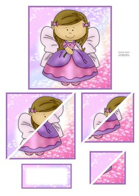 Butterfly Angel Corner Stacker Mix N Match