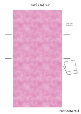 Butterfly Angel Easel Card Base 5 Mix N Match