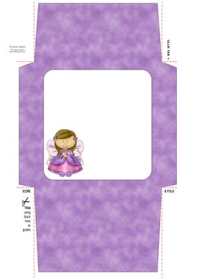 Butterfly Angel Envelope 4 Mix N Match