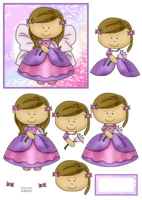 Butterfly Angel Step by Step Decoupage Mix N Match