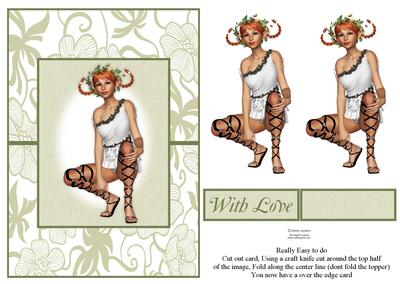 Woodland Nymph Over the Edge Card