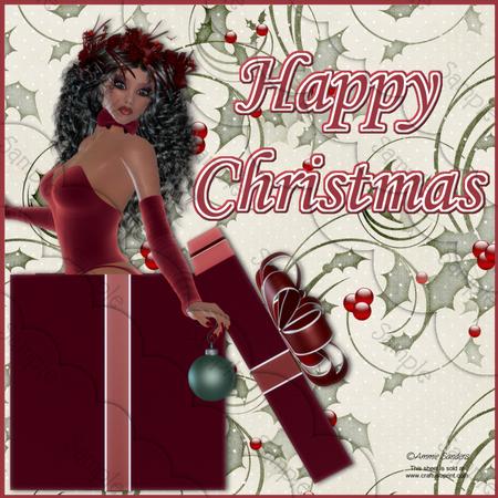 Christmas Beauty 8x8 Scallop Corner Stacker Kit