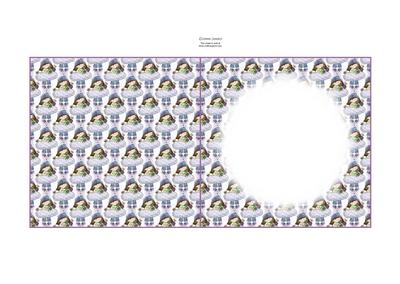 Cloey Loves Purple (1) 5x5 Insert/card Base 2 Mix N Match