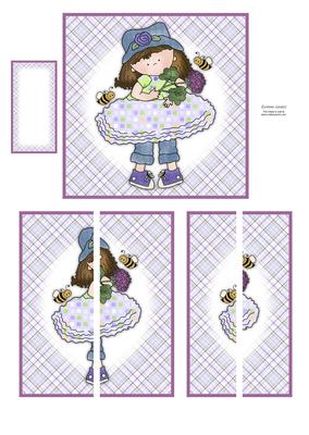 Cloey Loves Purple (1) Side Stacker Mix N Match
