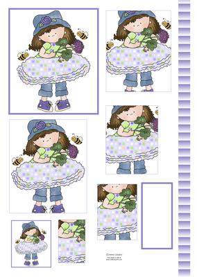 Cute Cloey Loves Purple Pyramid & Extras (1)