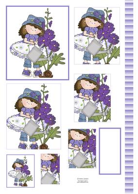 Cute Cloey Loves Purple Pyramid & Extras (2)