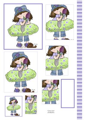 Cute Cloey Loves Purple Pyramid & Extras (3)