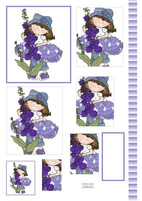 Cute Cloey Loves Purple Pyramid & Extras (6)