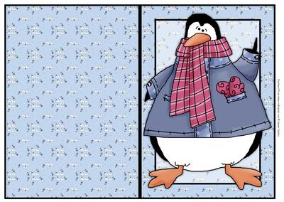 Penguin & Snowball Quick Card