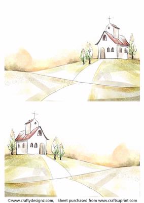 2 A5 Backgrounds for Your Decoupage Ladies & Rubber Stamps