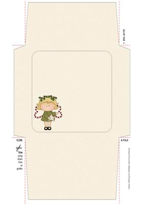 Holly Angel 5x5 Envelope 6 Mix N Match