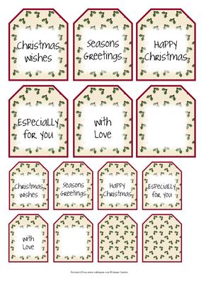 Holly Angel Tags Mix N Match