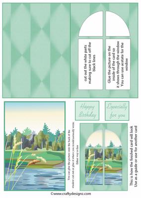 By the Lake Window Card Kit